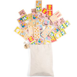 Domino spel - dieren